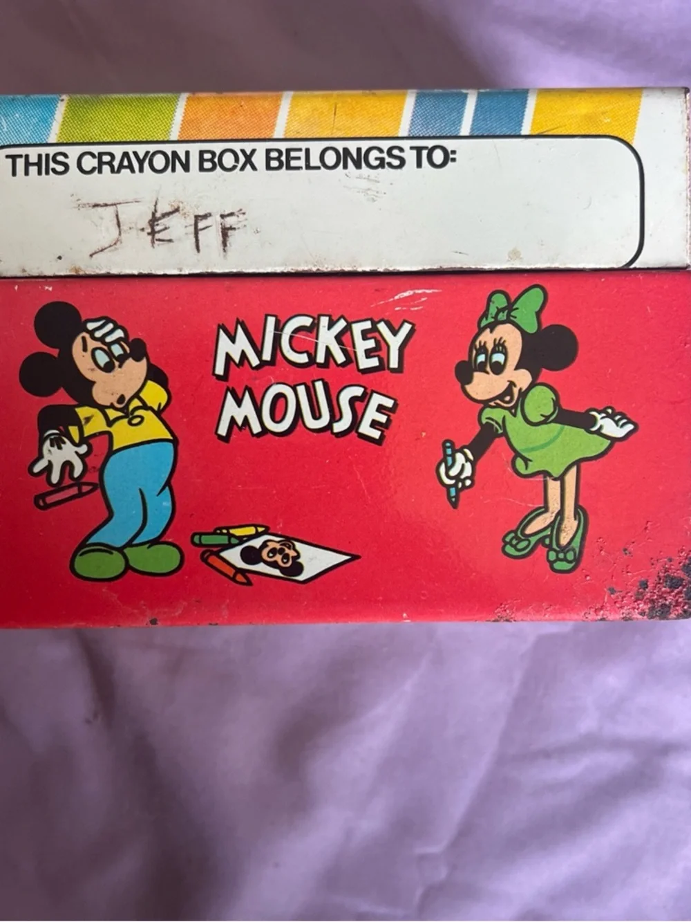 Disney Red Mickey Mouse Pencil Case